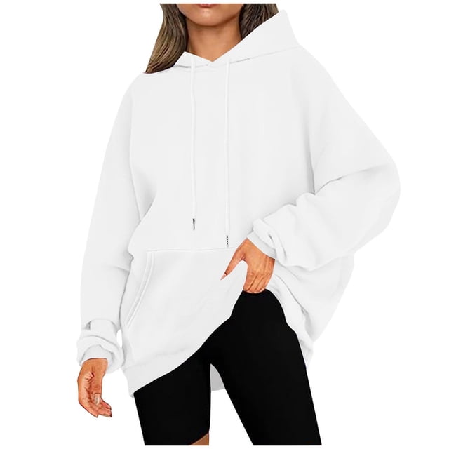 Chandail d'Automne et d'Hiver pour Femmes à Cordon, Ajustable, à Texture Ultra Douce, Chandails à Capuchon à Manches Longues, Chandail à Enfiler, Blouses, Tenues de Printemps 2025, Chandail à Enfiler, Vêtements d'Automne et d'Hiver