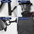 thumbnail image 3 of EGNMCR Women's Adjustable Crossbody Bag Convertible Chest Shoulder Bag With Multiple Pockets Nylon Backpack, 3 of 6