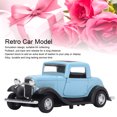thumbnail image 3 of Vintage Car Model, 1:32 Classic Car Model Alloy Vintage Simulation Toy Antique Pullback Opened Doors Model, 3 of 8