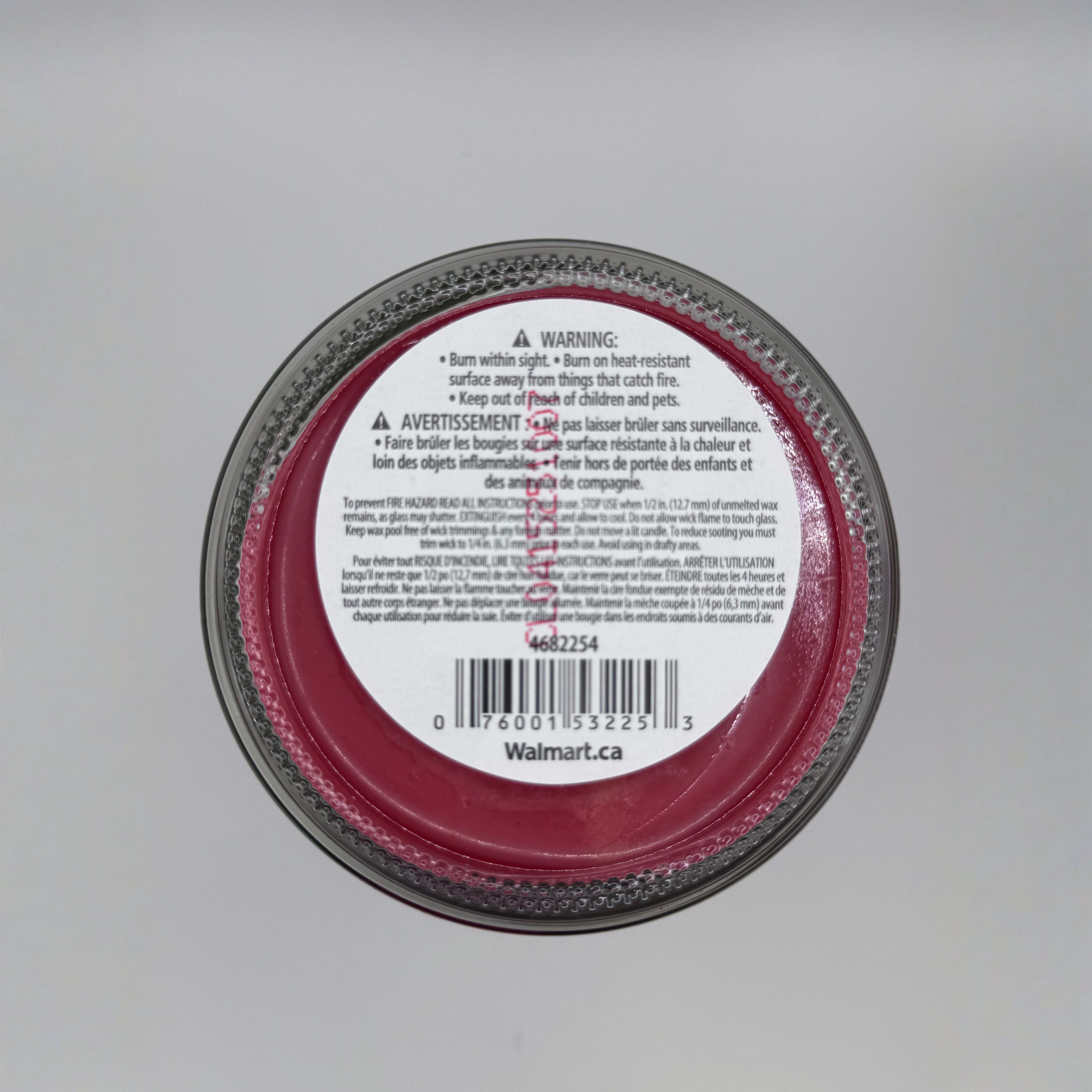 Mainstays Spicy Cinnamon Scented Single-Wick Glass Jar Candle, 20 oz