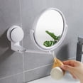 thumbnail image 3 of MLINS Creative Suction Cup Makeup Mirror Simple Style Wall Mounted Mirror for Bathroom, 3 of 6