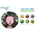 thumbnail image 2 of Hot/Cold Aromatherapy Ultra Comfort Plush Face Wrap (Purple), 2 of 5
