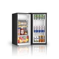 thumbnail image 3 of HAILANG 3.1 Cu.Ft Mini Fridge with Freezer, Single Door Mini Refrigerator, 5 Settings Temperature Adjustable, Compact Refrigerator for Apartment,Dorm, Office, Bedroom, 3 of 4