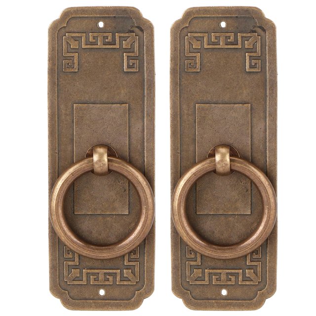 Door Handle, Wear-Resistant Retro Style Design Bronze Sturdy Antique Drawer Handles, Made With Exquisite Craftsmanship For Home Cabinets 16cm,10cm