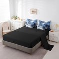 thumbnail image 3 of YST Navy Blue Grey Gradient 7-Piece Comforter Set, Twin, 3 of 4