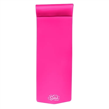 TRC Recreation Splash Matelas Flottant pour Piscine en Mousse de 1,25 Po d'Épaisseur, 70 Po x 26 Po, Rose Flamant