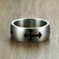 thumbnail image 4 of Bagues de Mariage pour Femmes Homme Bling CZ Incrustation de Pierre Alliance Promesse Amour, 4 of 4