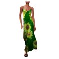 thumbnail image 1 of Pompotops Robe Sans Manches Décontractée Quotidienne pour Femmes Grande Taille Style Vintage Vert Gazon à Encolure en U, 1 of 4