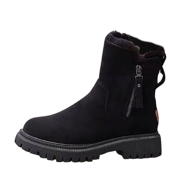 jovati Mid-tube Plus Velvet Thick Warm Cotton Shoes With Winter Womens Boots