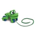 thumbnail image 1 of Melissa & Doug - Frolicking Frog Pull Toy, 1 of 3