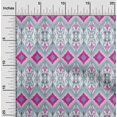thumbnail image 1 of oneOone Viscose Jersey Fabric Geometric Ikat Decor Fabric Printed BTY 60 Inch Wide, 1 of 4