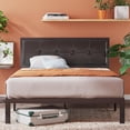 thumbnail image 3 of Zinus Cherie Faux Leather Upholstered Platform Bed Frame with Headboard, 3 of 8