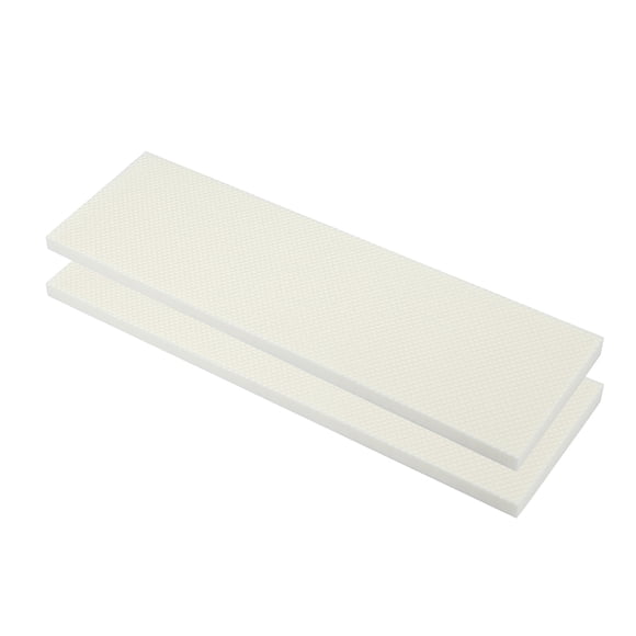 400x120x15mm 2pcs Car Garage Wall Guard Door Bumper Protector Anti Collision Water Resistance White