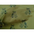 thumbnail image 4 of oneOone Cotton Poplin Fabric Branch & Owl Block Printed Craft Fabric BTY 42 Inch Wide, 4 of 4