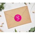 thumbnail image 3 of Darling Souvenir Round 45 Pcs Leaf Vines Thank You Stickers Fuchsia Pink Wedding Envelope Seal-1.6 Inches, 3 of 4