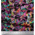 thumbnail image 3 of Soimoi Modal Satin Fabric Abstract Color Block Decor Fabric Printed Yard 42 Inch Wide, 3 of 3