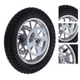 thumbnail image 1 of Dirt Bike Rear Wheel, 12.5x2.75inch Rear Wheel Rim Tire, Anti Skid Rubber Steel Alloy Rear Wheel Assembly Replacement for 47cc 49cc 2 Stroke Dirt Bike, Mini Bike Back Wheel, 1 of 7