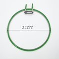 thumbnail image 4 of 22cm Embroidery Hoop Circle Cross Stitch Plastic Sp Tension Adults Beginners green, 4 of 8