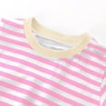 thumbnail image 5 of WRKEKC T-Shirts pour Garçons, Hauts d'Été pour Garçons, T-Shirts de Sport à Manches Courtes Décontractés d'Été pour Enfants à Col Rond à Rayures Imprimées, 5 of 5