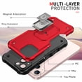 thumbnail image 5 of SuperShield Defender Fitted Hard Shell Ring Holder Stand Case for iPhone 14 Pro Max - Rose Gold, 5 of 5