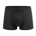thumbnail image 3 of Jamicy Men's Panties Gift for Men Men's Underwear Boxer Briefs 2 Pack Basic Solid Color Soft Comfortable Breathable High Elasticity, 3 of 4
