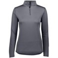 thumbnail image 1 of ASI 2787.059.3XL Ladies Attain Wicking 1 by 4 Zip Pullover, Graphite - 3XL, 1 of 1