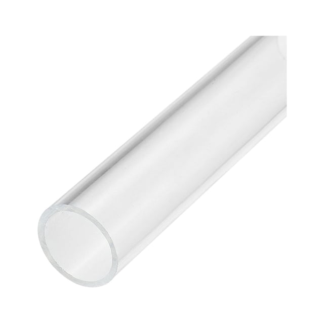 Unique Bargains Tuyau Acrylique Transparent Rigide Tube Rond 30mm ID 40mm OD 6 Pouces pour Lampes et Lanternes Système de Refroidissement par Eau