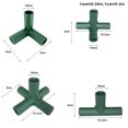 thumbnail image 4 of kurtrusly Raccord de Tuyau Joint Léger Haute Résistance Structure Ferme Professionnel Accessoires de Jardin Type 1 1Set, 4 of 6