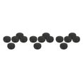 thumbnail image 3 of Transemion 5pcs Empty Aluminum Jars Cosmetic Screw Balm Lip Lid Cans Containers Black 10ml 3Set, 3 of 6