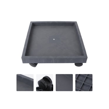 1Pc Plant Tray Flower Pot Planter Stand With Wheels Holder Rollers Trolley Mover Caster for Indoor Outdoor Garden