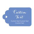 thumbnail image 1 of 100 PCS Personalized Paper Hang Tags Made Any Text Custom Tags Wedding Favor Gifts, 1 of 1