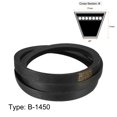 thumbnail image 2 of Unique Bargains B-1450 V Belt Machine Transmission Rubber, Black Replacement Drive Belt, 2 of 4