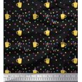 thumbnail image 1 of Soimoi Rayon Fabric Swirls & Floral Artistic Decor Fabric Printed Yard 56 Inch Wide, 1 of 3