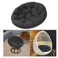 thumbnail image 2 of GLFILL Waterproof Chair Rocking Chair Hanging Basket Chair Papaya Chair Round Cushion For Hammocks Indoor Or Outdoor Rocking Chairs D, 2 of 9