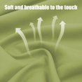 thumbnail image 2 of Maplenight Premium Queen Size Cooling Fitted Sheet for Hot Sleepers - Solid Color, Machine Washable, Ash Proof, Breathable - Multiple Colors Available Green, 2 of 5