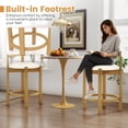 thumbnail image 4 of Costway 24" Counter Height Bar Stools Set of 4 with Backrests and Footrests for Dining Room, 4 of 9