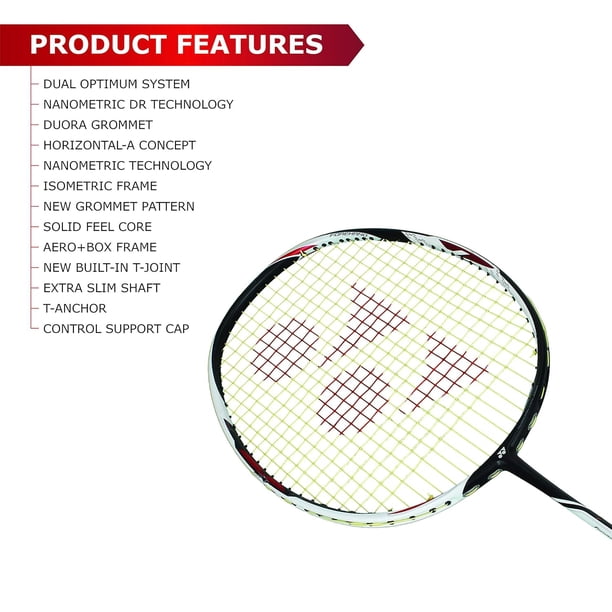 Yonex DUORA Z STRIKE Professional Graphite Badminton Racquet With