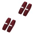 thumbnail image 4 of Youkk 2 Pcs Mode Chemise pour Hommes Manches Brassards Support Élastiqué Femmes Rouge 2x32cm 2Set, 4 of 6