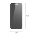 thumbnail image 5 of onn 2-Pack Privacy Tempered Glass Screen Protectors for iPhone® 17 Pro Max, 180° Privacy, Standard Drop & Scratch Protection, Includes Easy Application Frame, 5 of 5