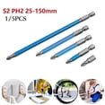 thumbnail image 3 of Hex Shank Magnetic Anti Slip Long Reach Electric Screwdriver 25-150mm Bits PH2, 3 of 3