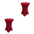 thumbnail image 3 of Wweixi Versatile Elastic Cocktail Table Set Fitting For Any Occasion Environmentally Friendly Polyester red 2Set, 3 of 6