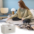 thumbnail image 2 of Towels for Bathroom Multipurpose Plastic Storage Basket for Laundry Bathroom Bedroom Or Dormitory Compact Organizer for Clothes Towels and Small Items Laundry Basket Plastic, 2 of 6