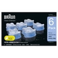 thumbnail image 1 of Braun Clean & Renew Refill Cartridges CCR, Replacement Shaver Cleaner Solution for Clean&Charge Cleaning System, Pack of 6, 1 of 15