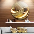 thumbnail image 1 of Designart - Élégant Divan' Disque Grand Cercle Abstrait Art Mural en Métal, 1 of 4