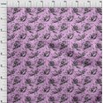 thumbnail image 4 of oneOone Georgette Viscose Amethyst Fabric Floral Craft Projects Decor Fabric Printed By The Yard 42 Inch Wide, 4 of 4