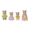 thumbnail image 1 of Famille de chats rayés Calico Critters, ensemble de 4 figurines de poupée de collection, 1 of 2
