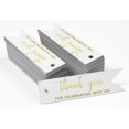 thumbnail image 2 of Inkdotpot Pack Of 100 Thank You For Celebrating With Us Bridal Shower Favor Paper Tags Craft Real Gold Foil Hang Tags, 2 of 6