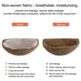 thumbnail image 4 of Hanging Basket Non-woven Coco Liner Planter Inserts insert mat pots hanging Planting Flowers 40cm, 4 of 9