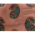 thumbnail image 4 of oneOone Georgette Viscose Fabric Paisley Block Decor Fabric Printed BTY 42 Inch Wide, 4 of 4