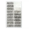thumbnail image 1 of Vis de Réparation pour Lunettes Lunettes de Soleil Kit de Réparation Petites Vis Ensemble d'Outils en Acier Inoxydable Environ 1000 Pcs, 1 of 5